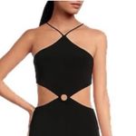 Gianni Bini  Black Kent Cutout Halter Maxi Dress Backless Sexy‎ Size Medium New Photo 4