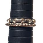 Silver Tone Dainty Stackable Ring Minimalist Basic Sz 8.5 Unsigned Photo 0