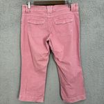 American Eagle shorts womens 10 pink Y2K Low Rise capri Cotton stretch girly boh Photo 6