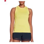Calia Ribbed Yellow Tank Size XS Photo 1