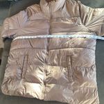 Old Navy Women’s Puffer Jacket Coat Fleece Lined ZipUp Dusted Chocolate Size XXL Photo 8