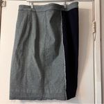 Poetic Justice Juliana High Waisted Midi Skirt Button Front Two Tone Multi Media Blue Size undefined Photo 3