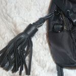 Steve Madden Mini Convertible Black Backpack, Happy Face, Lips, Peace Sign Photo 3