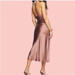 Reformation silk midi halter dress Photo 9