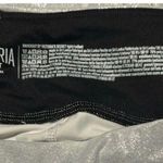 Victoria's Secret Victoria Sport Womens Knockout Tight Leggings Silver Sparkle Size Small Petite Photo 4