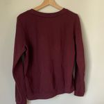 Jacqueline De Yong Classic New York Crewneck Burgundy Sweatshirt Size Small Red Photo 6