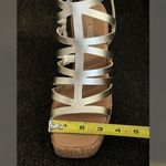 Steve Madden Women's Cozette Gold Leather Wedge Sandals Size- 8M Photo 12