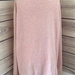 Pink Bunny Floral Embroidered Oversized Sweater Photo 5