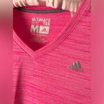 Adidas Ultimate Tee Women's Athletic Work Out Shirt Color Pink, Size M Photo 3