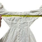 Sabo Skirt Sabo Luxe white eyelet long sleeve criss cross back dress XL Photo 9