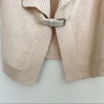 Maje  Falane Leather Panel Belt Front Sweater Size Small Photo 5