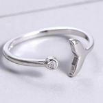 Whale tail ring Size 6 Photo 1