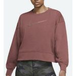 Nike Dri-fitâswoosh cropped sweatshirt size small Photo 0