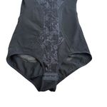 Kathy Ireland  Women’s Size M Mesh Lace Shapewear Bodysuit Black Slimming Evening Photo 3
