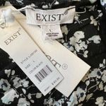 Exist Black Floral Crossback Jumpsuit Size Large New Photo 6