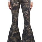 Free People Inferno Flare Bronze Combo Abstract Floral Size 27 Photo 2