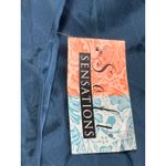 Soft Sensations 2X Pajama Set Womens Blue Gold Trim Sleepwear Loungewear Size XXL Photo 10