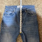 Reformation Liza Button Fly High Waist Raw Hem Malta Wash Jeans Size 26 Photo 13