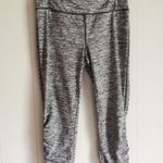 Tangerine Marled Gray Cropped Leggings Ruched S Photo 2