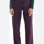 Levi's NWT 94 BAGGY JEANS Vintage Inspired In Color Morado / Purple 25X31 Photo 1