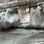 Pistola Winston High Rise Stretch Green Distressed Hey Shorts - Olive Size 26 Photo 3