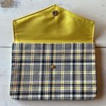 Ipsy Houndstooth Cosmetics Makeup Glam Travel Bag Yellow Photo 1
