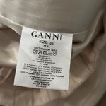 Ganni  Moscow Ivory Pinstripe Paperbag Shorts S Photo 6