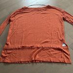 We The Free  free people orange waffle long sleeve Small Photo 0