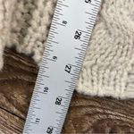 Aerie  Sweater Women OS Ivory Open Front Cardigan Cable Knit Sleevesless Mohair Photo 6