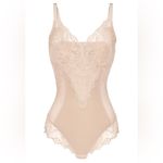 Pinsy Sculpting Lace Shapewear Bodysuit in Whisper Pink Size Large, NWOT Photo 11