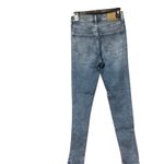 Denim Forum The Lola High Rise Skinny Medium Wash Distressed Jeans size 26 Blue Photo 1