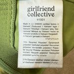 Girlfriend Collective  Lime Green High Neck Crossback Sports Bra Size S Photo 3