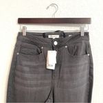 NWT Arula A Beautiful Life Womens Jeans Denim Gray Flare Lace Up Back Size 10 Photo 2