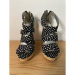 Qupid Womens  Polka Dot Wedges 4.5” Heels size 5.5-6 Photo 1
