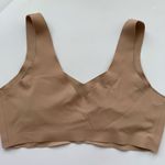 Honey love V Neck Bra Underwire Free Shaping Removable Size Large Seamless Nude Tan Photo 3
