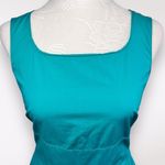 Club Monaco  Teal Sleeveless Cutout Back Mini Dress Size 0 Photo 1