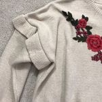 Woven Heart NWT Cropped Embellished Sweater Photo 3