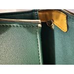 Handbag Republic Classic Clutch W/Gold Crossbody Strap Butterfly Accent 2 Tone Brown Photo 12