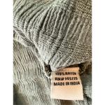 Sim & Sam Green Ruched Fabric Long Sleeve Boho Top Small Photo 6