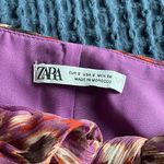 ZARA Purple Animal Print Mini Dress Photo 6