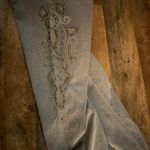 True Religion Gray Women's SkinnyJeans with Jude Ornate Studding size 26 Photo 4