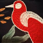 Altar'd State Embroidered Mini Skirt Black with Pom Trim Small Boho Folk Festival Photo 1