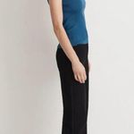 Madewell  Womens The Signature Knit Cutaway Sweater Tank Pacific Cove Blue S Photo 1