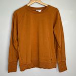 Athleta  long sleeve brown crewneck sweater size medium Photo 0