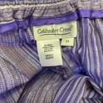 Coldwater Creek Linen Blend Striped Pants Size 1X Photo 5