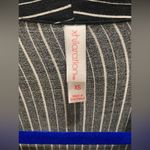 Xhilaration  Black & White Vertical Stripes Pinstriped Lightweight Blazer - XS Photo 5