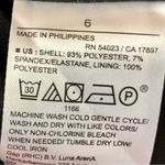 Banana Republic  Black Sculpted MIDI Pencil Skirt SZ 6 Lined Photo 9