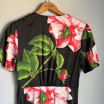 LPA   189 silk Dress in Black Rose Photo 9