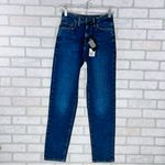 Outland Denim NWT High Rise Slim Tapered Jeans in Dakota Wash Size 24 Blue Photo 3