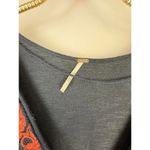 Free People  Black and Red Tegan Tunic Mini Dress - Size - Small Photo 3